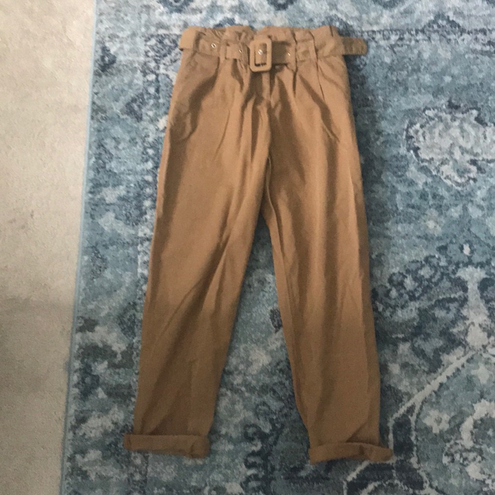Top shop loose khaki pants